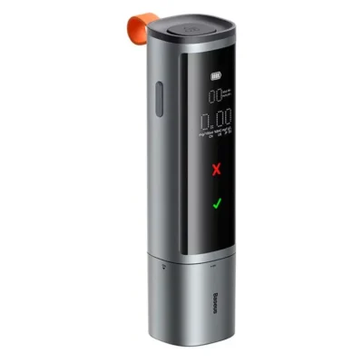 Bafômetro Eletrônico Digital Baseus Portátil Recarregável