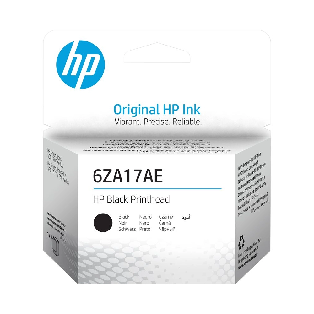 Cabeça de Impressão HP 6ZA17AE Preto – Smart Tank 515, 530, 580, 581, 615, 750, 790 1 Cabeça de Impressão HP 6ZA17AE Preto – Smart Tank 515, 530, 580, 581, 615, 750, 790