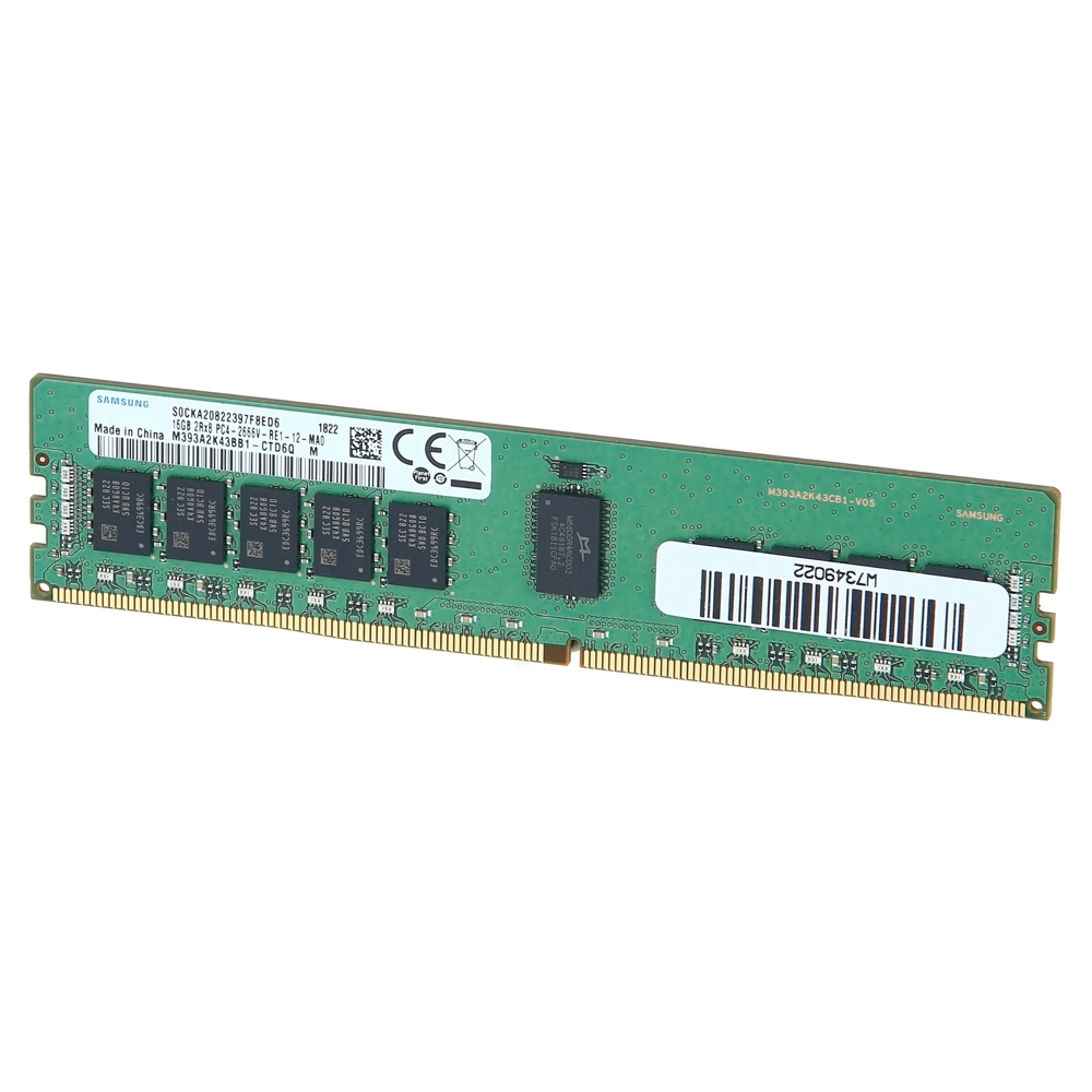 Memória RAM Server 16GB DDR4 2666MHz RDIMM PC4-21300 ECC Registered 2 Memória Server Samsung 16GB DDR4 2666MHz RDIMM PC4-21300 ECC Registered – M393A2K43BB1-CTD7Q