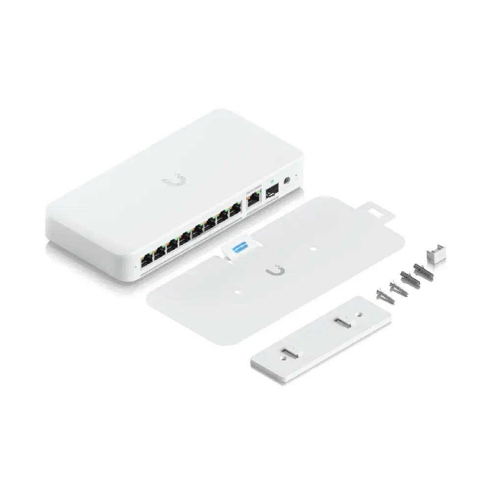Switch Ubiquiti UniFi Flex 2.5G PoE | 8 Portas 2.5GbE | PoE+ | Ultra-Compacto 5 Switch Ubiquiti UniFi Flex 2.5G PoE | 8 Portas 2.5GbE | Alimentação PoE+ | Switch Ultra-Compacto (USW-Flex-2.5G-8-PoE)