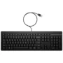 Teclado HP 125 G2 com Fios USB Preto – Layout Português (PT-PT) | Confortável e Silencioso (P10197-131)