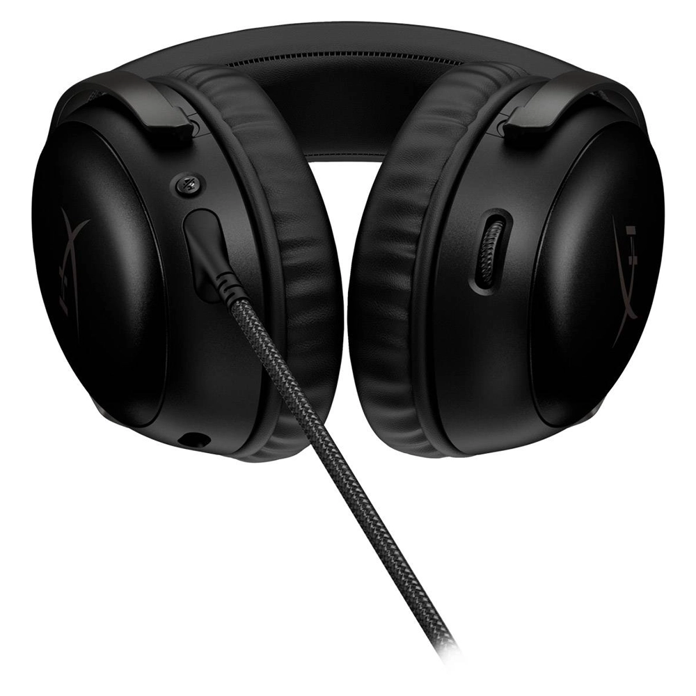 Auscultadores Gaming HyperX Cloud III USB Black | Som Espacial DTS:X | NC | PC, PS5, Xbox 7 Auscultadores Gaming HyperX Cloud III USB Black | Som Espacial DTS:X | Microfone 10mm com Cancelamento de Ruído | PC, PS5, Xbox 727A8AA