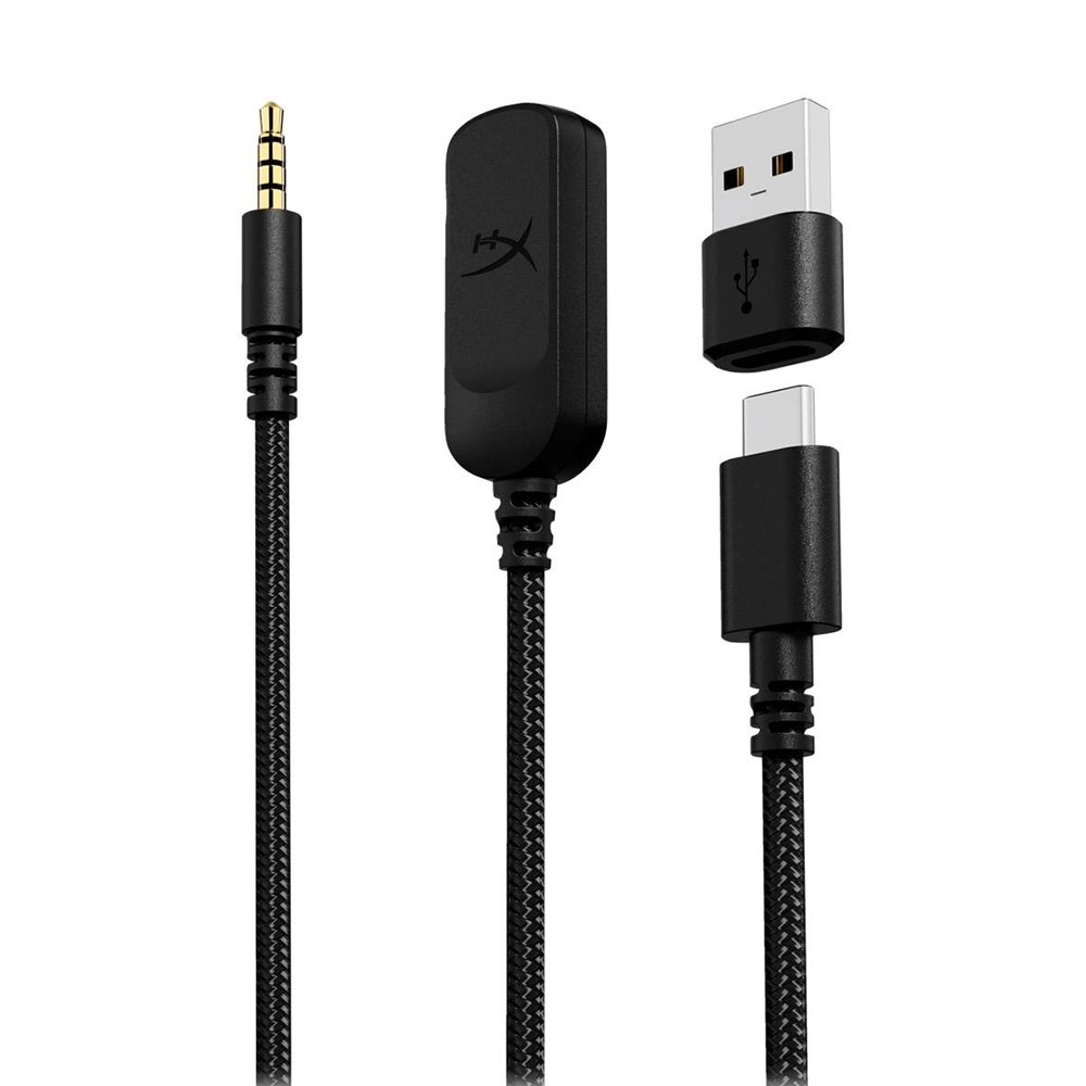 Auscultadores Gaming HyperX Cloud III USB Black | Som Espacial DTS:X | NC | PC, PS5, Xbox 9 Auscultadores Gaming HyperX Cloud III USB Black | Som Espacial DTS:X | Microfone 10mm com Cancelamento de Ruído | PC, PS5, Xbox 727A8AA