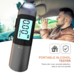 Bafómetro Digital de Alta Precisão Recarregável USB-C | Sensor Semicondutor, Alerta Tricolor e Ecrã LCD Retroiluminado