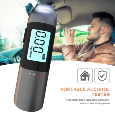 Bafómetro Digital de Alta Precisão Recarregável USB-C