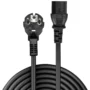 Cabo de Alimentação Ewent EC1902 5m | Schuko para IEC C13 Angulado 90º | Cabo de Corrente para PC, Monitor e Servidor