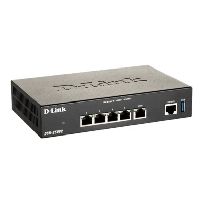 Router VPN D-Link DSR-250V2 Gigabit Services | Firewall, WAN/LAN