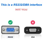 Cabo Adaptador DB9 Serial RS232 Fêmea para USB 2.0 Fêmea | 25cm | Conversor de Dados | Ideal para PLCs, Impressoras e Modems