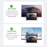 Cabo Thunderbolt 4 USB-C 2M | 240W Power Delivery | 40Gbps Dados | Vídeo 8K @ 60Hz | Compatível com Mac, Windows e iPhone 15/16