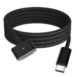 Cabo de Carregamento Apple MagSafe 3 para USB-C | 2 Metros | 140W | Preto-espacial (Space Black) | Tecido Entrançado MMWY3ZM/A