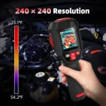 Câmara Térmica Profissional BSIDE HX3 | Resolução Infravermelha de Alta Sensibilidade | Ecrã LCD a Cores | Carregamento USB & Design Ergonómico