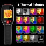 Câmara Térmica Profissional BSIDE HX3 | Resolução Infravermelha de Alta Sensibilidade | Ecrã LCD a Cores | Carregamento USB & Design Ergonómico