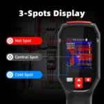 Câmara Térmica Profissional BSIDE HX3 | Resolução Infravermelha de Alta Sensibilidade | Ecrã LCD a Cores | Carregamento USB & Design Ergonómico