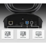 Câmara de Conferência AVer CAM570 4K Dual Lens | IA com Seguimento de Voz e Enquadramento Automático | Zoom 36x | Zoom Certificado e Teams