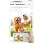 Câmera Digital Amadora 50MP | 16X | Câmera | Anti-Vibração | Preto