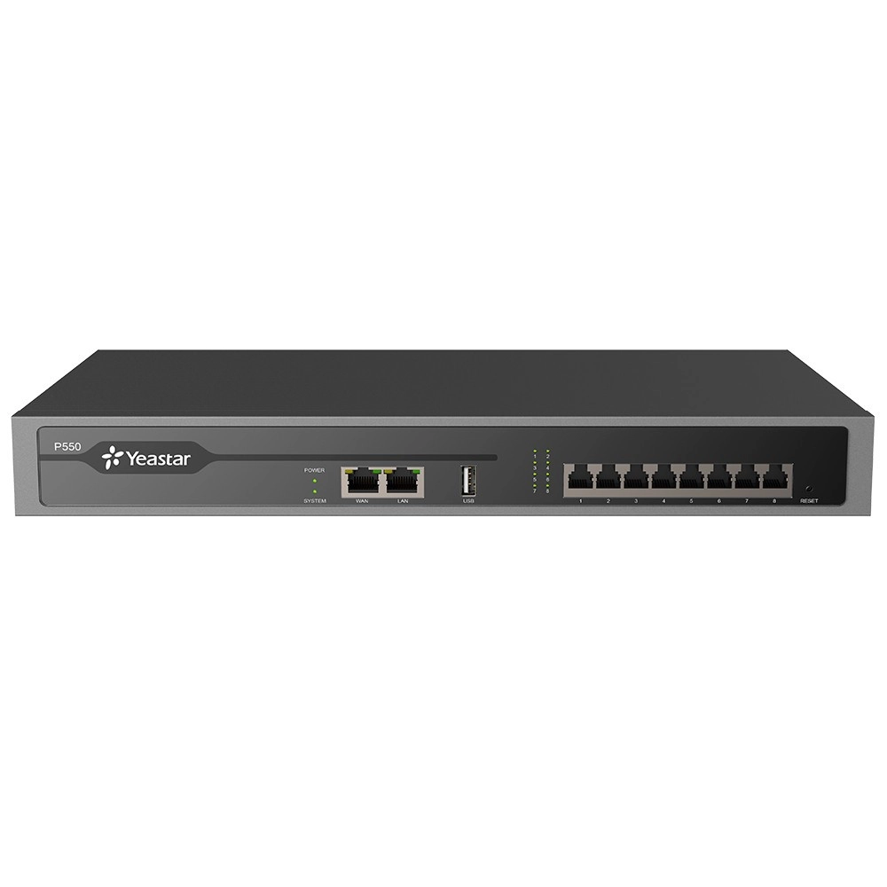 Central Telefónica IPBX Yeastar P550 | Até 50 Utilizadores e 25 Chamadas Simultâneas | Solução VoIP Profissional 1 Sistema PBX IP Yeastar P550 | Série P | Até 50 Utilizadores e 25 Chamadas Simultâneas | Comunicações Unificadas (UC) | Solução VoIP Profissional