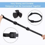 Organizador de Cabos Velcro Reutilizável 12x300mm | Pack 10 Unidades | Abraçadeiras de Laço Flexíveis | Preto