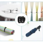 Organizador de Cabos Velcro Reutilizável 12x300mm | Pack 10 Unidades | Abraçadeiras de Laço Flexíveis | Preto