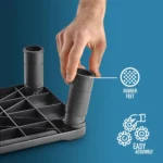 Suporte de Monitor NGS Ajustável em 3 Alturas | Elevador de Ecrã Ergonómico com Gestão de Cabos | Base Antiderrapante para Monitor e Portátil 435430627602